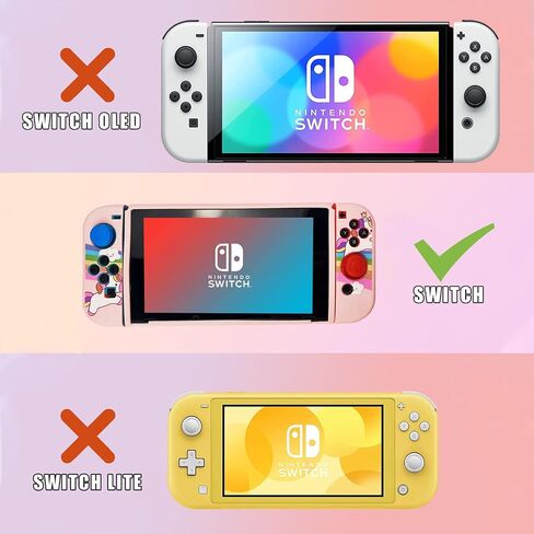 Hard Carrying Case Kit for Nintendo Switch, Unicorn Portable Travel Bag with TPU Protective Case Soft for Nintendo Switch, 12 Game Card Slots & Mesh Pocket to Store All Accessories in Saudi Arabia