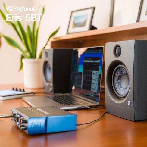 شاشات استوديو PreSonus Eris 3.5، زوج — سماعات مراقبة نشطة تعمل بالطاقة لإنتاج الموسيقى في المجال القريب، كمبيوتر مكتبي، صوت Hi-Fi in Kuwait