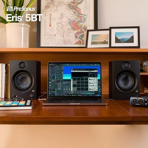 شاشات استوديو PreSonus Eris 3.5، زوج — سماعات مراقبة نشطة تعمل بالطاقة لإنتاج الموسيقى في المجال القريب، كمبيوتر مكتبي، صوت Hi-Fi in Kuwait