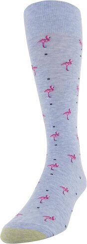 GOLDTOE Men's Fashion Dress Crew Socks, 1 Pair in Saudi Arabia