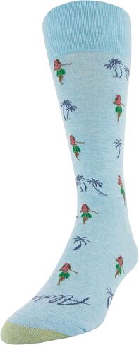 GOLDTOE Men's Fashion Dress Crew Socks, 1 Pair in Saudi Arabia