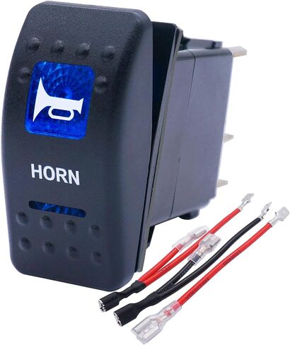 Twidec/لحظة القرن الروك تبديل التبديل SPST 5 دبوس 20A 12V 24VDC ON OFF الأحمر LED ضوء دفع زر التبديل شريط السيارة مع مجموعة أسلاك التوصيل A11625B-R-X in Saudi Arabia