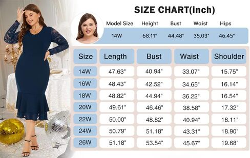 فساتين كوكتيل مقاس كبير للسيدات 2023 على شكل ذيل السمكة ودانتيل حورية البحر in Kuwait
