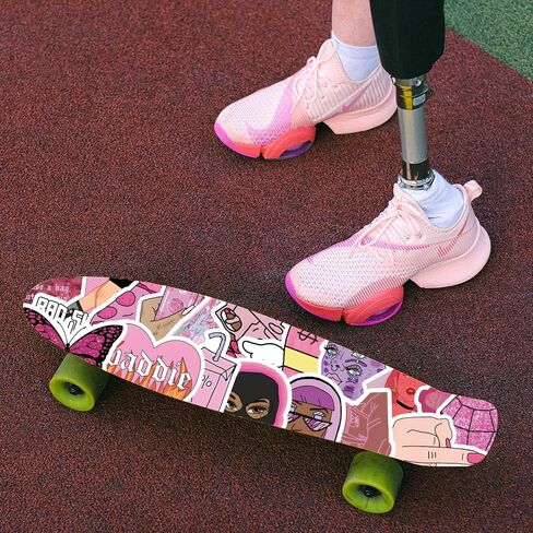 64 قطعة من ملصقات الكتابة على الجدران المقاومة للماء من الفينيل الوردي من Baddie للبالغين والمراهقين لمستلزمات حفلات أعياد الميلاد والهالوين لتزيين خوذة زجاجات المياه للكمبيوتر المحمول in Kuwait