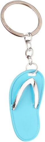 tenghong2021 Alloy Slipper Keychains Decorative Flip Flop Shoes Key Rings Car Pendant Keyfob for Bag Purse Wallet in Saudi Arabia