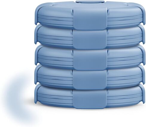 وعاء STOJO القابل للطي - مجموعات غير شفافة - وعاء سيليكون قابل لإعادة الاستخدام (3، كشمير) in Kuwait