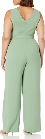 Kasper womens Slvless V-neck Jumpsuit W/Straight Pant in Saudi Arabia