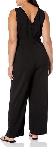 Kasper womens Slvless V-neck Jumpsuit W/Straight Pant in Saudi Arabia