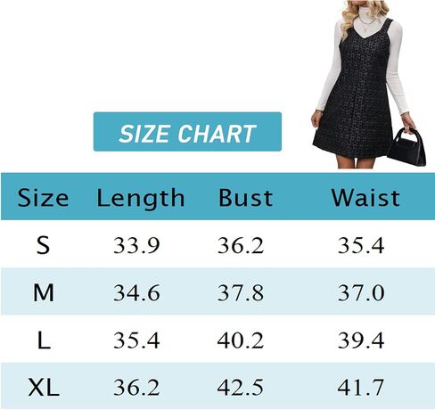 Womens Casual Jacquard Bib Knee Length Overalls Pinafore Midi Dress Jumpsuit Without Sweater in Saudi Arabia