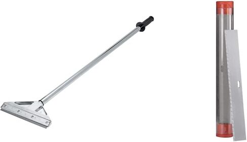 QEP 62909Q 8" Adjustable Razor Floor Stripper & 62904Q 8 in. Carbon Steel Replacement Blades for Floor Scraper and Striper, 3 Count, Grey in Saudi Arabia