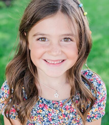 Sterling Silver CZ Star Necklace for Children, Kids, Toddlers, Little Girls, Teens or Women in Kuwait