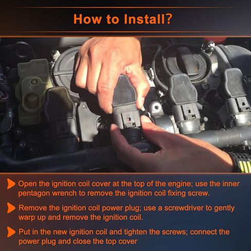 مجموعة من 8 حزم ملف إشعال UF631 UF639 متوافقة مع Ford E350 F150 F250 F350 Super Duty Lobo V8 6.2L in Saudi Arabia