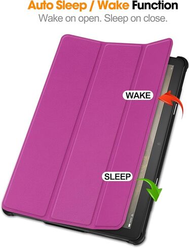 for Amazon All-New Kindle Fire HD 10 2023 Tablet Smart Cover, Ultra Slim Folio Stand Sleep/Wake Up Leather Case for Kindle Fire HD10 13th Generation (2023 Release) 10.1" (KST-Gray) in Kuwait