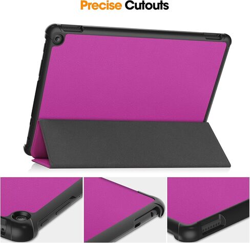 for Amazon All-New Kindle Fire HD 10 2023 Tablet Smart Cover, Ultra Slim Folio Stand Sleep/Wake Up Leather Case for Kindle Fire HD10 13th Generation (2023 Release) 10.1" (KST-Gray) in Kuwait