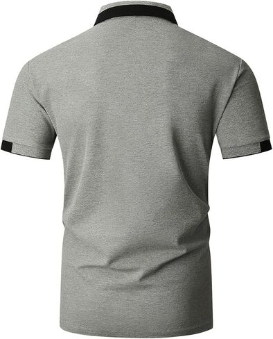 قمصان بولو رجالي بأكمام قصيرة عادية تناسب سريعة الجفاف قميص بولو جولف عادية تي شيرت قمصان بياقة كم قصير in Kuwait