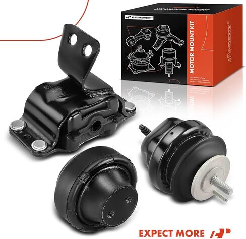 مجموعة حامل محرك المحرك وناقل الحركة A-Premium 3 قطع متوافقة مع Ford Windstar 1999 2000 2001 2002 2003 3.8L، استبدال # F6DZ6F063A، F58Z6068C in Saudi Arabia