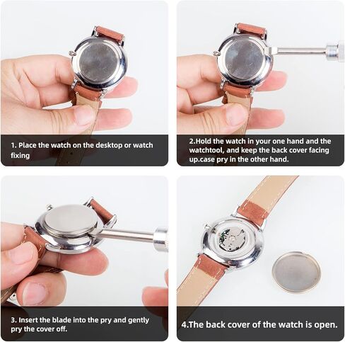 أداة فتح الغطاء الخلفي للساعة، أداة إزالة الحافظة، لإزالة الغطاء الخلفي للساعة (3 قطع) in Kuwait