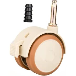 2/4/6/8Pcs Furniture Crib Swivel Casters Cabinet Clamp with Brake Wheels Nylon Furniture Support Leg(8Pcs) in Saudi Arabia