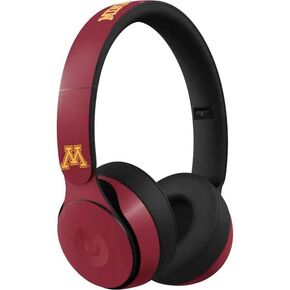 Skinit Decal Audio Skin Compatible with Beats Solo Pro - Officially Licensed University of Minnesota Athletic Text Design in Kuwait