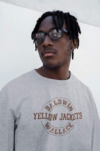 Baldwin Wallace Yellow Jackets Usisex Crewneck Sweatshirt - Baldwin Wallace Yellow Jackets Apparel in Kuwait