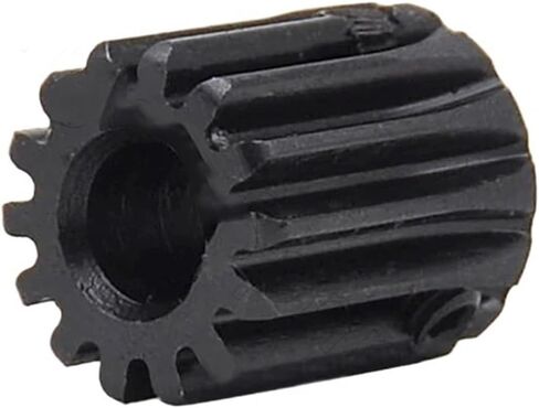 Steel Motor Drive Gear 1 Pcs 1 Mod Pinion Gears 10T 12T 14T Bore 4 5 6 6.35 7mm 45# Steel Spur Gear Transmission Accessories Motor Parts(1M-14T Bore 6.35mm) in Saudi Arabia
