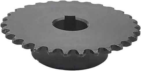 Steel Motor Drive Gear 04C Chain Gear 20-25 Tooth 12mm Keyway Bore 45# Steel Industrial Sprocket Wheel Motor Chain Drive Sprocket(20 Teeth) in Saudi Arabia