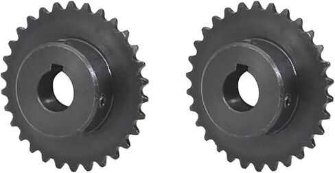 Steel Motor Drive Gear 04C Chain Gear 20-25 Tooth 12mm Keyway Bore 45# Steel Industrial Sprocket Wheel Motor Chain Drive Sprocket(20 Teeth) in Saudi Arabia