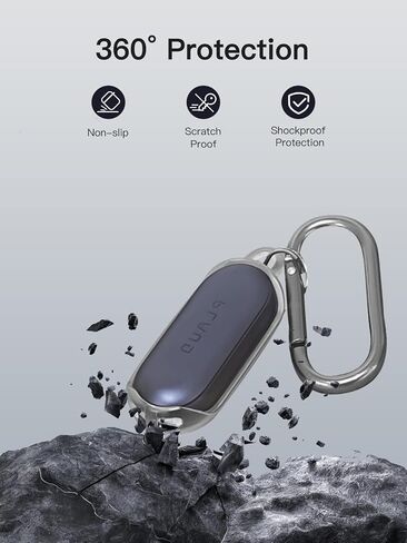for PLAUD NotePin AI Voice Recorder Case Cover,Clear Soft TPU Protective Case Cover with Keychain & Lanyard,Full Protective Case -Transparent in Saudi Arabia