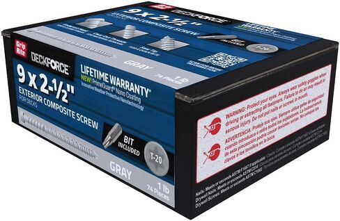 Grip-Rite GRDFCS212HAG1 Deckforce #9 X 2-1/2 " in Saudi Arabia