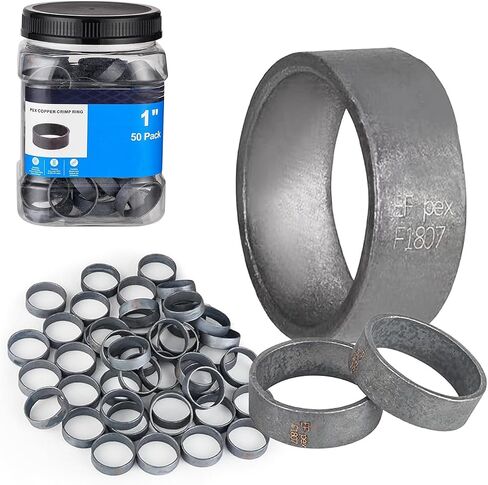 100pcs Guofis 1/2inch PEX Copper Ring ، Pro Pex Crimp Copper Rings for Stail in Saudi Arabia