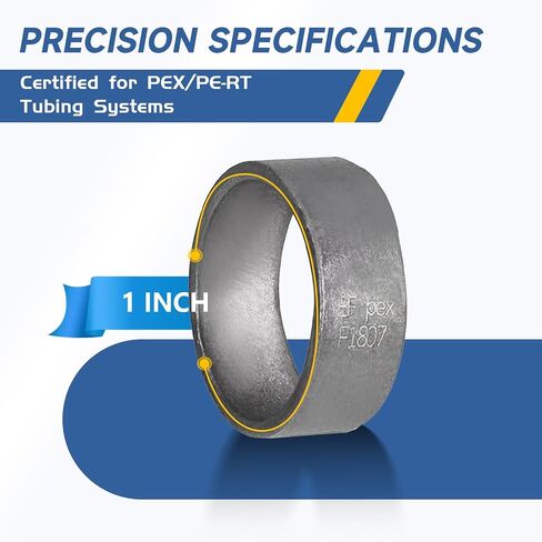 100pcs Guofis 1/2inch PEX Copper Ring ، Pro Pex Crimp Copper Rings for Stail in Saudi Arabia