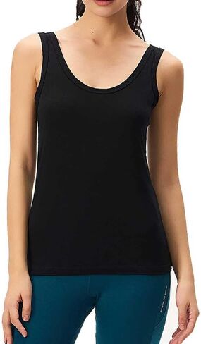 Women's 100% Merino Wool Tank Top – Ultra-Fine 15.5 Micron Base Layer –Breathable, Lightweight Undershirt Outdoor in Saudi Arabia