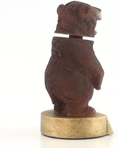 Decade Awards Grizzly Bear Bobble Head Mascot Trophy - 6 Inch Tall | Engraved Grizzly Bear Award - Customize Now in Saudi Arabia