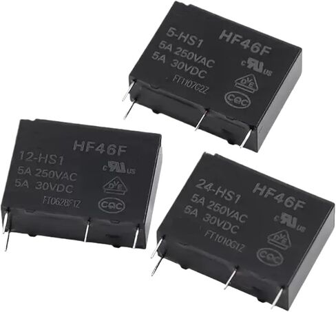 20 Pçs/lote HF46F -G- 5/12/24 -HS1 -HS1T 7A 5A 4Pin 250VAC 30VDC DC 5V 12V 24V Relés de Potência HF46F-12-HS1 HF46F-G-24-HS1T Or(HF46F- 5 -HS1) in Saudi Arabia