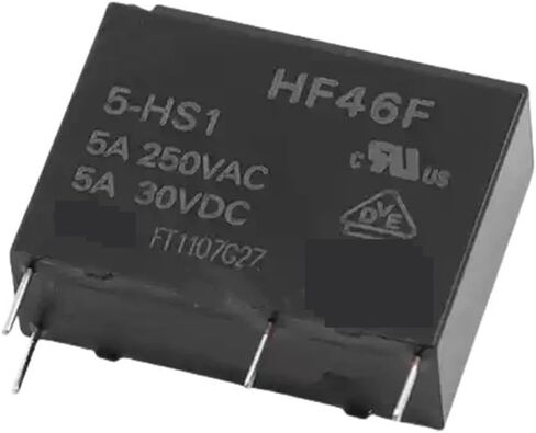 20 Pçs/lote HF46F -G- 5/12/24 -HS1 -HS1T 7A 5A 4Pin 250VAC 30VDC DC 5V 12V 24V Relés de Potência HF46F-12-HS1 HF46F-G-24-HS1T Or(HF46F- 5 -HS1) in Saudi Arabia