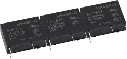 20 Pçs/lote HF46F -G- 5/12/24 -HS1 -HS1T 7A 5A 4Pin 250VAC 30VDC DC 5V 12V 24V Relés de Potência HF46F-12-HS1 HF46F-G-24-HS1T Or(HF46F- 5 -HS1) in Saudi Arabia