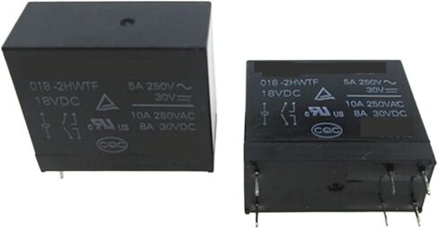 18V RELAY HF140FF-018-2HWTF 18VDC HF140FF-018-2HWTF-18VDC HF140FF-0182HWTF HF140FF0182HWTF 18VDC DC18V 5A 250VAC DIP6 in Saudi Arabia