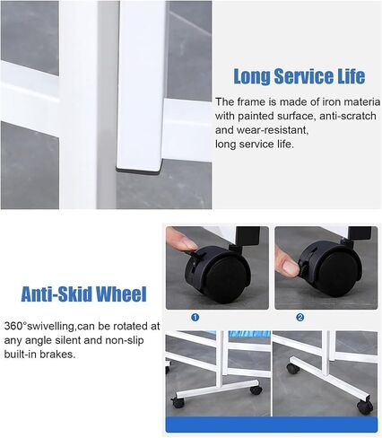 Upgraded Medical Privacy Screen, 6ft High Foldable Room Divider Temporary Fence for Clinic/Ward/Exam Room No Assembly Required in Saudi Arabia