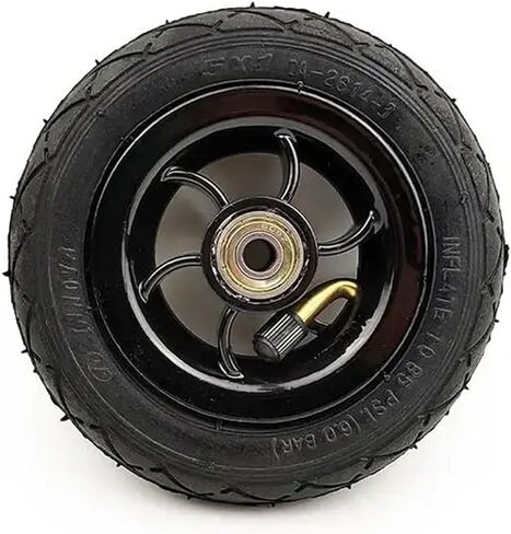 1Pcs 5 Inch Electric Trolley Inflatable Wheel/Metal Wheel Hub with Inner Tube/Trolley Inflatable Wheel in Saudi Arabia