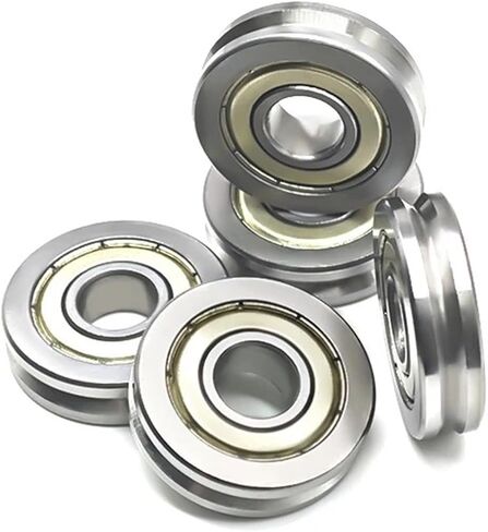 V6000ZZ 10x30x8 Mm V Groove Guide Pulley Sheave Sealed Rail Bearing 4PCS in Saudi Arabia