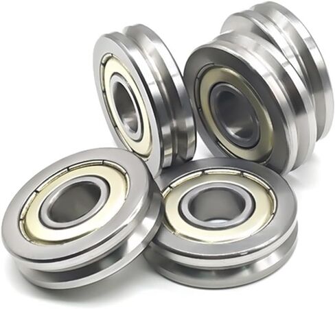 V6000ZZ 10x30x8 Mm V Groove Guide Pulley Sheave Sealed Rail Bearing 4PCS in Saudi Arabia