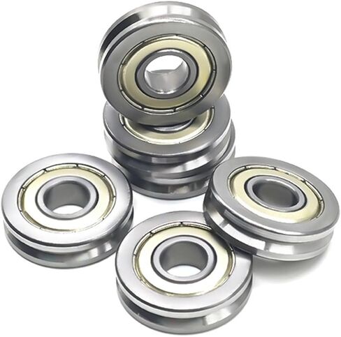 V6000ZZ 10x30x8 Mm V Groove Guide Pulley Sheave Sealed Rail Bearing 4PCS in Saudi Arabia