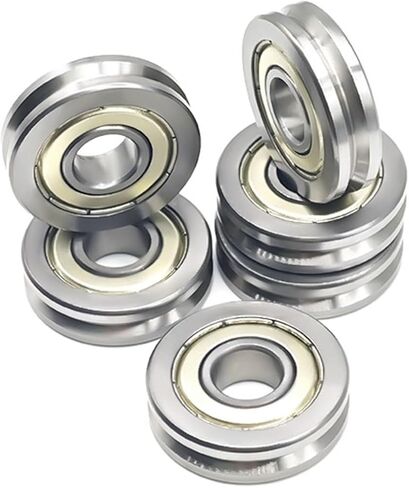 V6000ZZ 10x30x8 Mm V Groove Guide Pulley Sheave Sealed Rail Bearing 4PCS in Saudi Arabia
