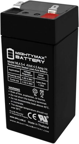 Mighty Max Battery 4 Volt 4.5 Ah Sealed Lead Acid Battery for Fi-Shock SS-740 in Saudi Arabia