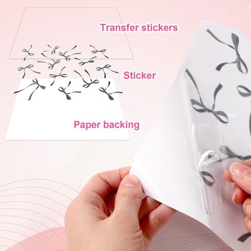 4 Pcs Bows Stickers for Owala Bottle, Glass Cup Bows Decals Transfer Stickers for Glass Cups for Owala Glass Cup Craft Decal Decorate in Saudi Arabia