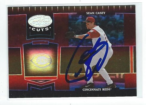 شون كيسي وقع 2004 ليف معتمد لبطاقة CATS #63 016/100 - MLB بطاقات البيسبول الموقعة MLB in Saudi Arabia