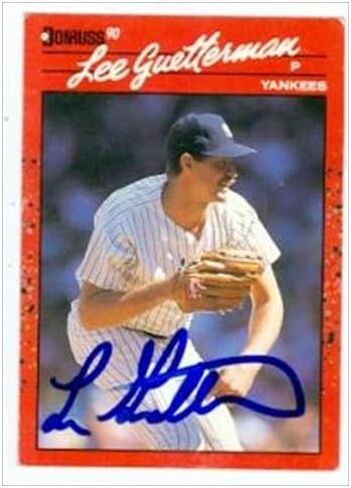 مستودع توقيعه 41631 Lee Guetterman Card Baseball Card New York Yankees 1990 Donruss No. 127 in Saudi Arabia