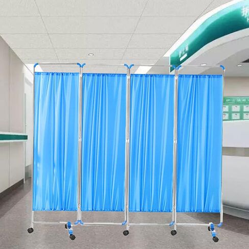 4 شاشة خصوصية طبية مع عجلات ، عيادة مقسمة قابلة للطي 6 أقدام قابلة للطي. in Saudi Arabia