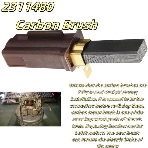 4-PCS 2311480 فرشاة كربون محرك الفراغ لـ Ametek Lamb 2311480 ، 333261 ، 33326-1 in Kuwait