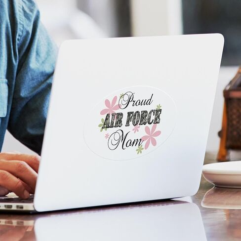 CafePress Air Force Mom [Fl Camo] Oval Car Bumper Sticker in Saudi Arabia